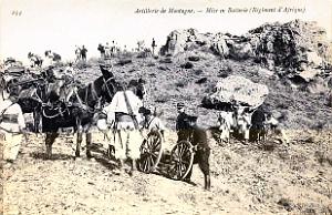 855- Afrique - Regiment d'artillerie